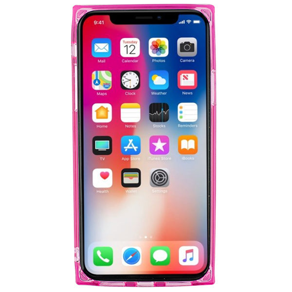 Square Box Pink Skin Iphone 10