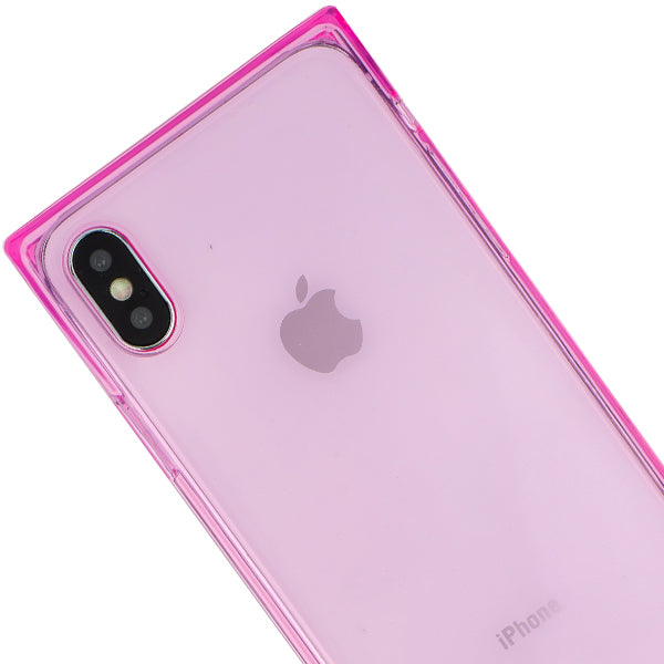 Square Box Pink Skin Iphone 10