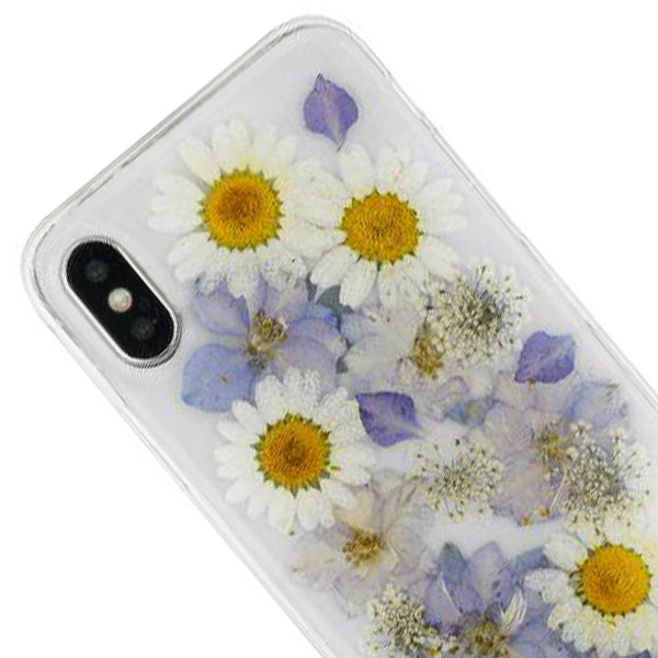 Real Flowers Purple Case Iphone 10/X/XS