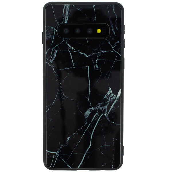 Square Marble Black Samsung S10