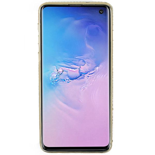 Abstract Ring Case Gold Samsung S10 Plus