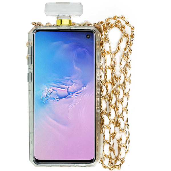 Handmade Silver Stones Bling Bottle Samsung Note 9