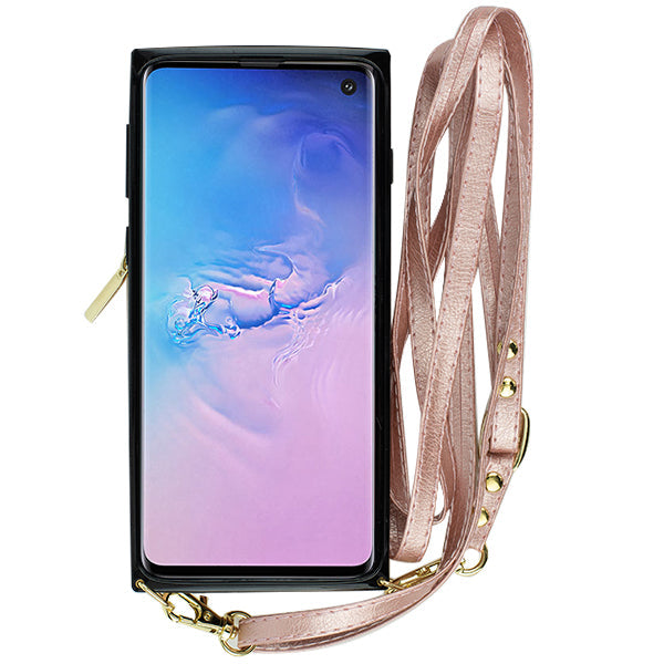 Crossbody Pouch Rose Gold Case Samsung S10