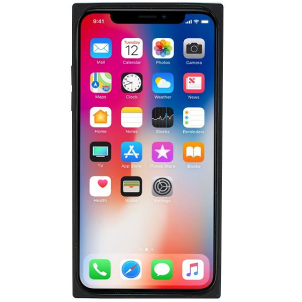 Square Hard Box Red Case Iphone XS MAX