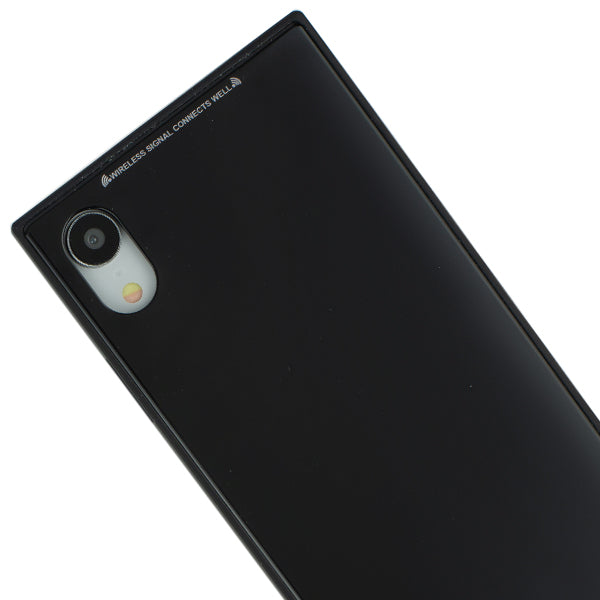 Square Hard Box Black Case Iphone XR