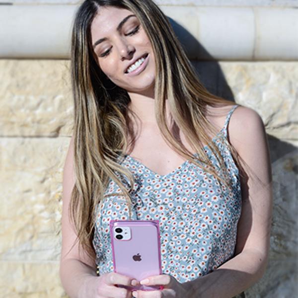 Square Box Pink Skin Samsung Note 10
