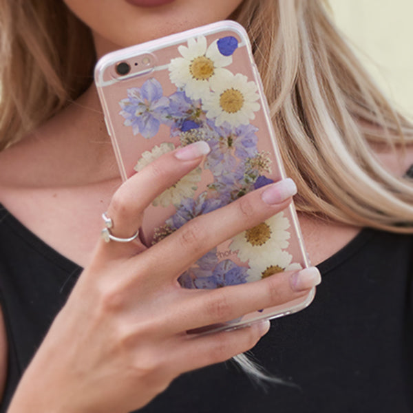 Real Flowers Purple Case Iphone XS MAX