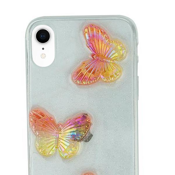 Butterflies 3D Rose Case IPhone XR
