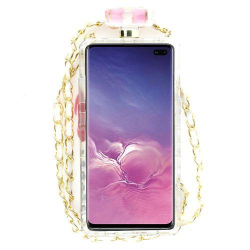 Handmade Pink Flower Bottle Case Samsung S10