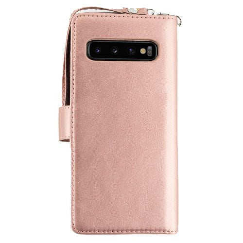 Handmade Silver Fox Bling Wallet Samsung S10