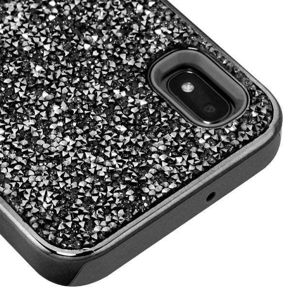 Hybrid Bling Case Grey Samsung A10E - Bling Cases.com