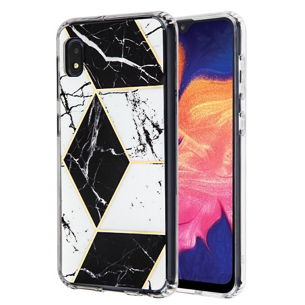 Marble Black White Case Samsung A10E - Bling Cases.com