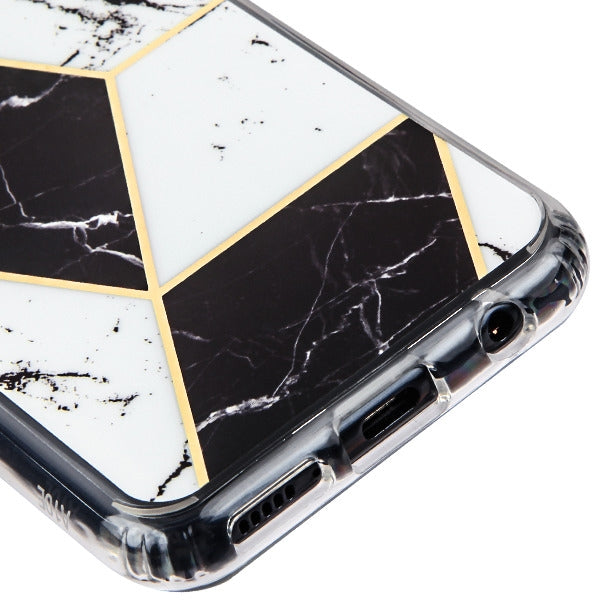 Marble Black White Case Samsung A10E - Bling Cases.com