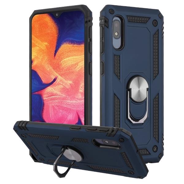 Hybrid Ring Case Blue Samsung A10E - Bling Cases.com