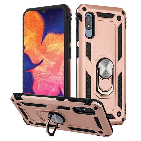 Hybrid Ring Case Rose Gold Samsung A10E - Bling Cases.com