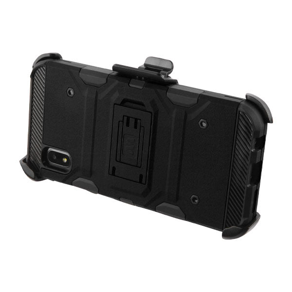 Military Grade Holster Black Samsung A10E - Bling Cases.com