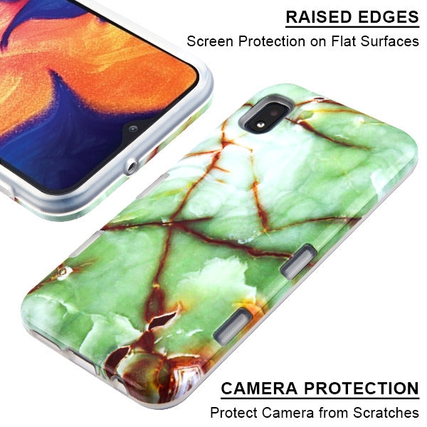 Marble Green Case Samsung A10E - Bling Cases.com