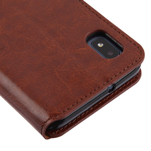 Wallet Brown Samsung A10E - Bling Cases.com