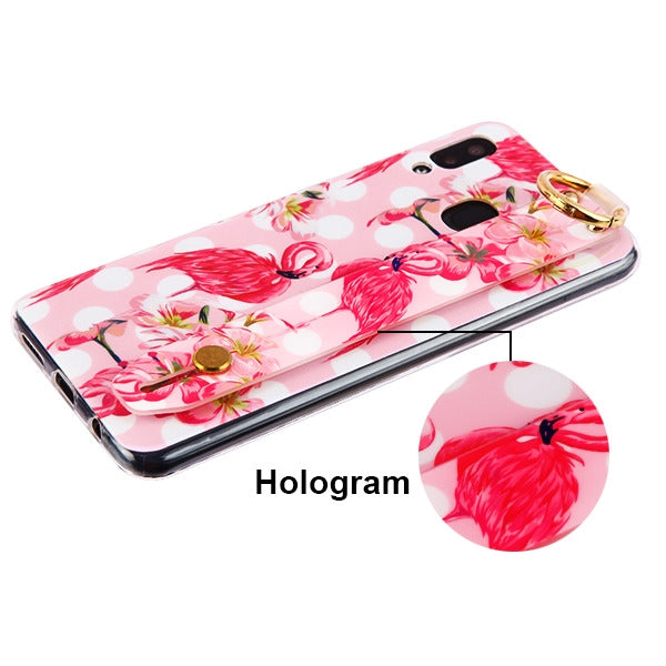 Flamingos Pink Handle Case Samsung A20/50 - Bling Cases.com