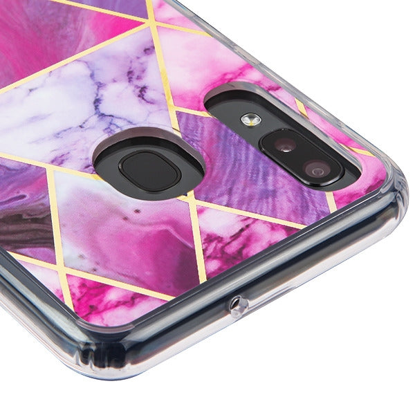 Marble Purple Case Samsung A20/A50 - Bling Cases.com