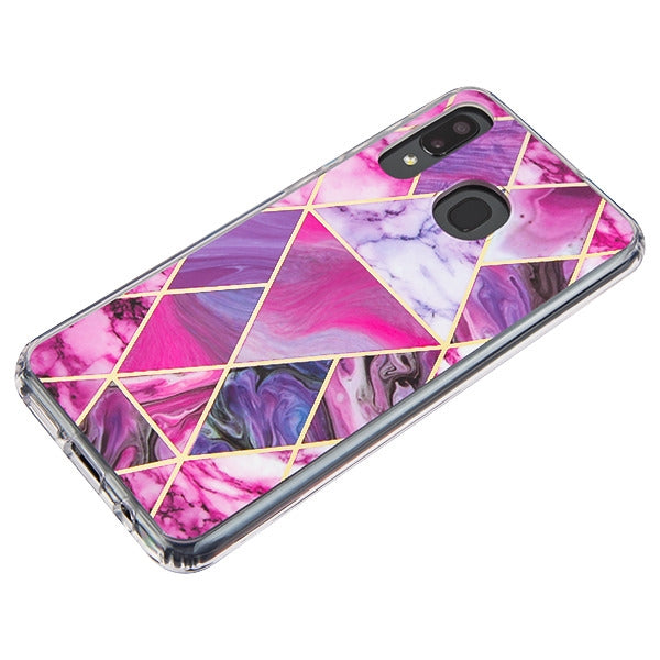 Marble Purple Case Samsung A20/A50 - Bling Cases.com