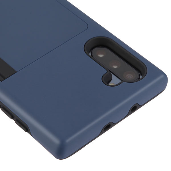 Back Card Case Blue Case Samsung Note 10 - Bling Cases.com