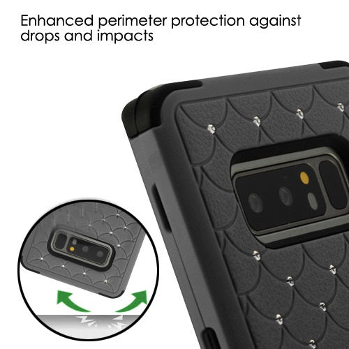 Hybrid Bling Kickstand Case Samsung Note 8 - Bling Cases.com