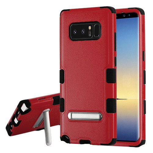 Military Grade Red Kickstand Case Samsung Note 8 - Bling Cases.com