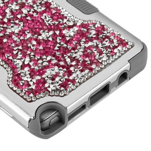 Hybrid Bling Pink Case Samsung Note 8 - Bling Cases.com