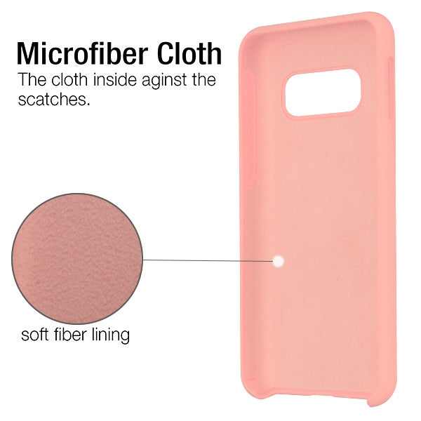 Silicone Skin Baby Pink Samsung S10E - Bling Cases.com