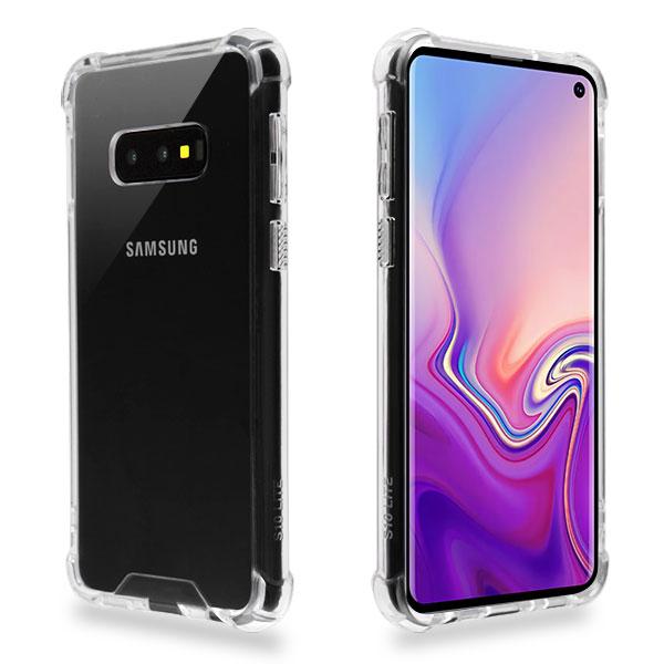 Clear Corner Bumpers Skin Samsung S10E - Bling Cases.com