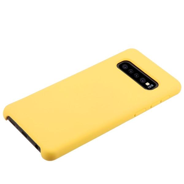 Silicone Skin Yellow Samsung S10 Plus - Bling Cases.com