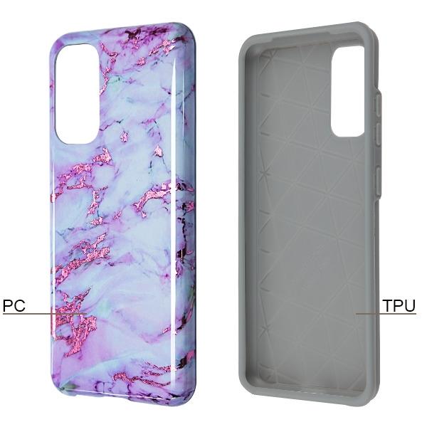 Hybrid Marble Purple White  Samsung S20 FE