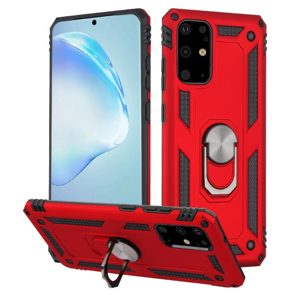 Hybrid Ring Case Red Samsung S20 Plus - Bling Cases.com
