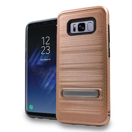 Kickstand Case Rose Gold Samsung S8 - Bling Cases.com