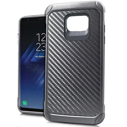 Hybrid Carbon Fiber Black Case Samsung S8 Plus - Bling Cases.com