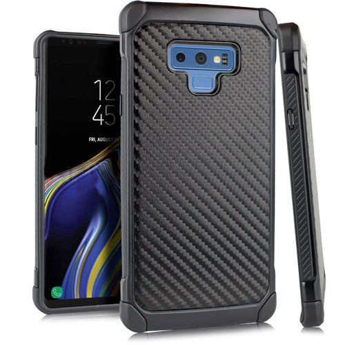 Hybrid Carbon Fiber Black Samsung Note 9 - Bling Cases.com