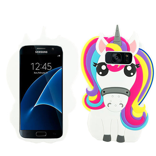Unicorn Rainbow Silicone S7