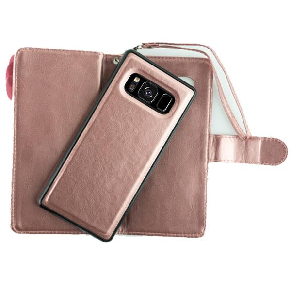 Detachable Wallet Rose Gold S8 Plus