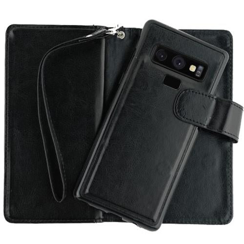 Fur Grey Wallet Detachable Note 9