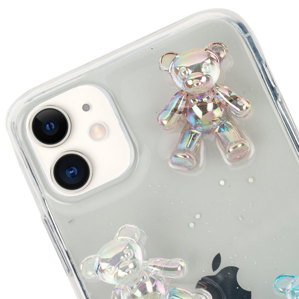 Crystal Sitting Teddy Bear Case Iphone 12 Mini