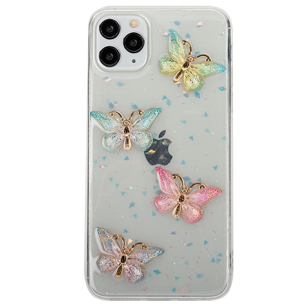 Butterflies 3D Pastel Case iphone 11 Pro Max