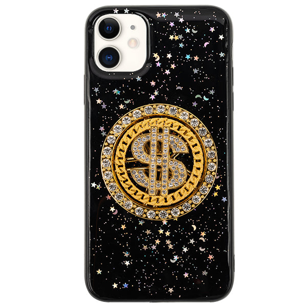 Spinning $ Black Case Iphone 11