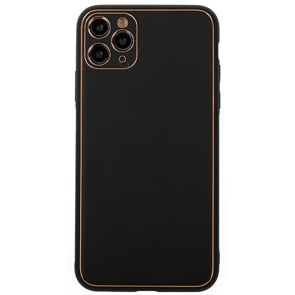 Leather Style Black Gold Case IPhone 12 Pro Max