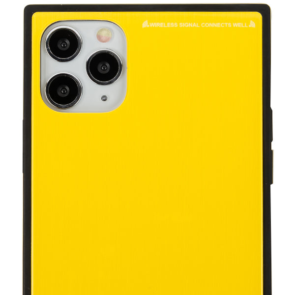 Square Hard Box Yellow Case IPhone 12/12 Pro
