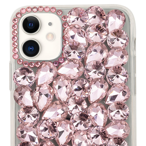 Handmade Bling Pink Case Iphone 12 Mini