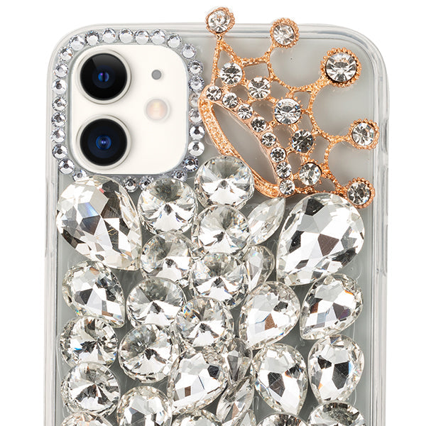 Handmade Bling Silver Fox Case Iphone 12 Mini