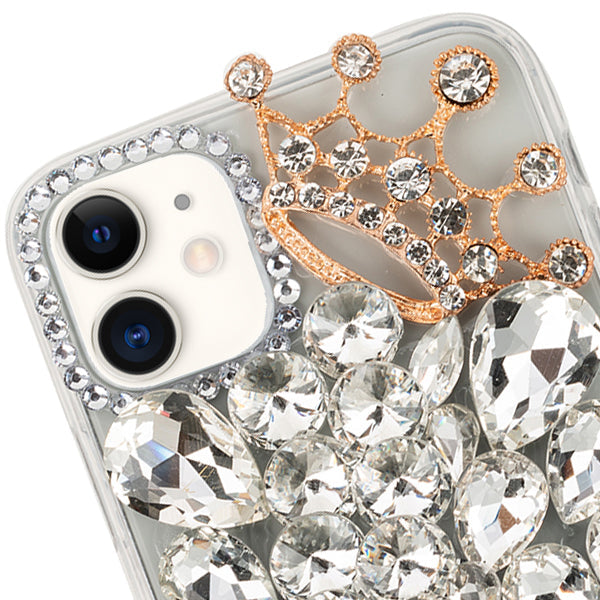 Handmade Bling Silver Fox Case Iphone 12 Mini
