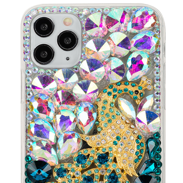 Handmade Peacock Bling Case IPhone 13 Pro Max