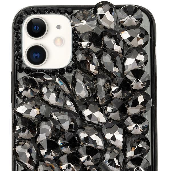 Handmade Bling Black Case Iphone 12 Mini
